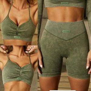 “NEW” w/ tags! Bo & Tee: Sports Bra & Biker Shorts